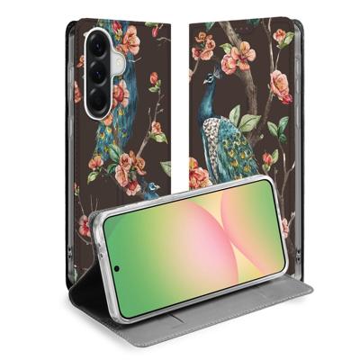 Bookcase Samsung Galaxy A57 Pauw met Bloemen