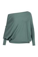 Linde pullover - dark sage green - 13602