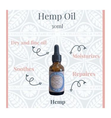 Natural organic hemp oil