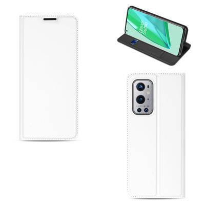 OnePlus 9 Pro | Book Case | Hoesje Wit met Pashouder