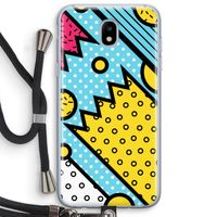 Pop Art #1: Samsung Galaxy J5 (2017) Transparant Hoesje met koord
