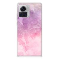 Smartphone hoesje Motorola Moto X30 Pro Pink Purple Paint