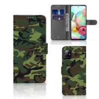 Samsung Galaxy A71 | Telefoon Hoesje | Army Dark
