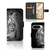 Google Pixel 9 | 9 Pro | Telefoonhoesje | Met pasjeshouder | Tijger