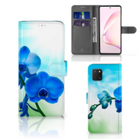 Samsung Note 10 Lite Hoesje Orchidee Blauw - Cadeau voor je Moeder - thumbnail