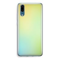 Minty mist pastel: Huawei P20 Transparant Hoesje