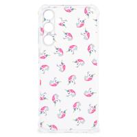 Doorzichtige Silicone Hoesje voor Samsung Galaxy A25 Unicorns