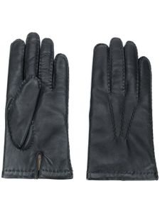 N.Peal gants en cuir Chelsea - Noir