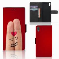 Sony Xperia XA1 | Wallet Case | met Pasjes | Liefde - Origineel Romantisch Cadeau