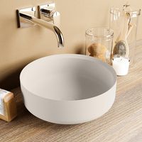 Waskom Mondiaz Coss | 36 cm | Solid Surface | Vrijstaand | Rond | Linen