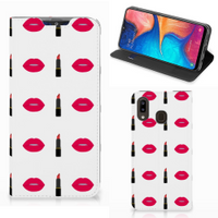 Samsung Galaxy A30 Hoesje met Magneet Lipstick Kiss - thumbnail