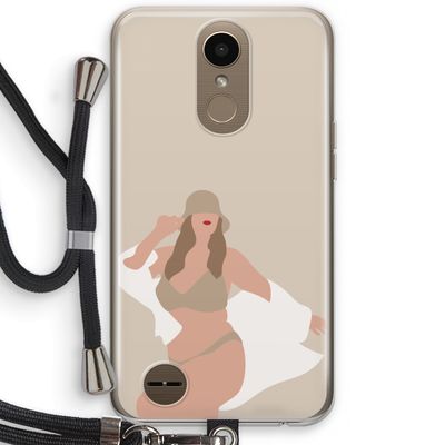 One of a kind: LG K10 (2017) Transparant Hoesje met koord