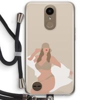 One of a kind: LG K10 (2017) Transparant Hoesje met koord