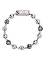 Marc Jacobs bracelet en chaîne à logo gravé - Argent