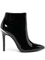 Just Cavalli bottines en cuir artificiel à bout pointu 120 mm - Noir