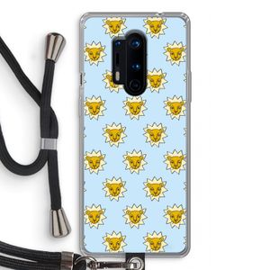 Leeuwenkoppen: OnePlus 8 Pro Transparant Hoesje met koord