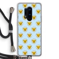 Leeuwenkoppen: OnePlus 8 Pro Transparant Hoesje met koord