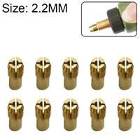 10 PC's drie-klauw koper klem moer voor elektrische molen hulpstukken boring diameter: 2 2 mm