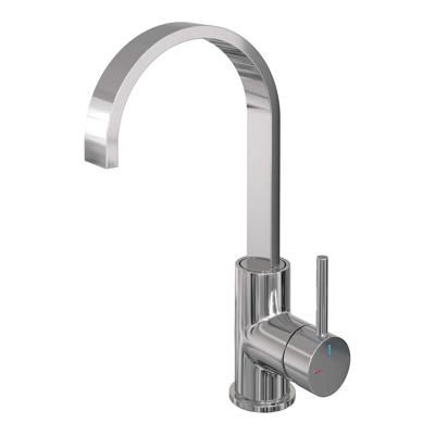 Edition Hoge Opbouw Wastafelkraan Model A - Platte Uitloop