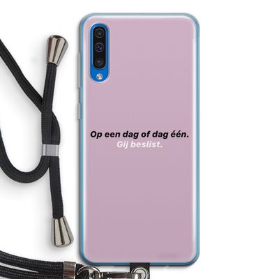 gij beslist: Samsung Galaxy A50 Transparant Hoesje met koord