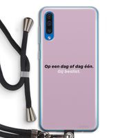 gij beslist: Samsung Galaxy A50 Transparant Hoesje met koord