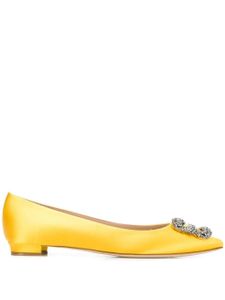 Manolo Blahnik ballerines Hangisi - Jaune