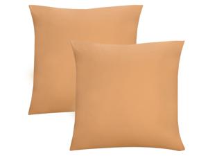 Biberna Fijne jersey kussenhoes (40x40, Goud)