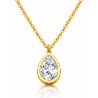 Cilla Jewels Ketting Dames Goudkleurig Druppel Zirkonia