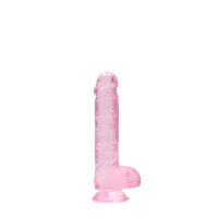 RealRock by Shots Realistisch Dildo met Ballen - 6 / 15 cm - thumbnail