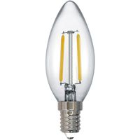 LED Lamp - Filament - Trion Kirza - E14 Fitting - 2W - Warm Wit-2700K - Transparant Helder - Glas - thumbnail