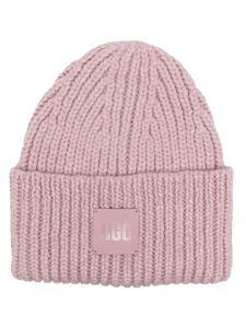 UGG bonnet en maille à design nervuré - Rose