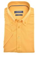 Ledȗb Slim Fit Polo shirt Korte mouw geel - thumbnail