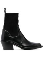 Chloé bottines Nellie 60 mm en cuir - Noir