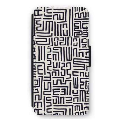 Moroccan Print: iPhone 11 Flip Hoesje