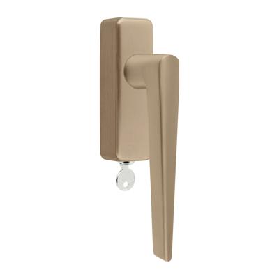 Formani LB21H-DKLOCK-O draaikiepgarnituur afsluitbaar PVD licht brons rechts/links draaiend