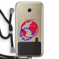 Run The World: Samsung Galaxy A5 (2017) Transparant Hoesje met koord