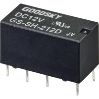 GoodSky GS-SH-212D Printrelais 12 V/DC 2 A 2x wisselcontact 1 stuk(s) Tube - thumbnail