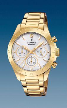 Horlogeband Festina F20400 / F20400-1 Staal Doublé