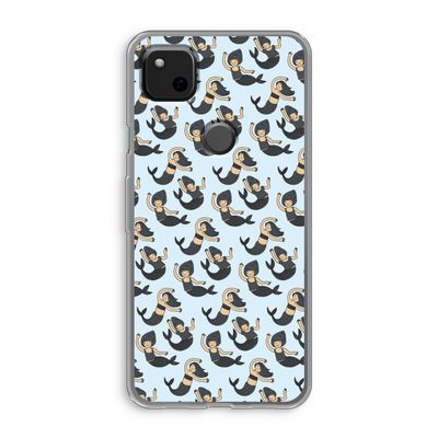 Zeemeermin: Google Pixel 4a Transparant Hoesje