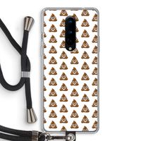 Poop emoji: OnePlus 8 Transparant Hoesje met koord Poop emoji: OnePlus 8 Transparant Hoesje met koord