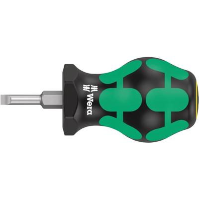 Wera 335 Stubby Platte schroevendraaier Kopbreedte: 4 mm Koplengte: 25 mm