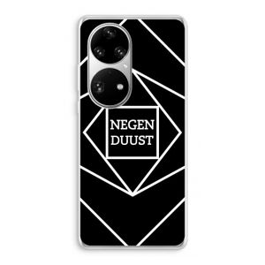 Negenduust geometrisch: Huawei P50 Pro Transparant Hoesje