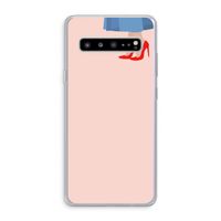 High heels: Samsung Galaxy S10 5G Transparant Hoesje