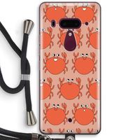 Krab: HTC U12+ Transparant Hoesje met koord