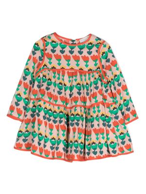 Stella McCartney Kids robe à fleurs - Rose