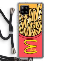 McElodie: Samsung Galaxy A42 5G Transparant Hoesje met koord