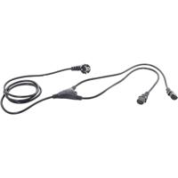 HAWA 1008275 Apparaat (koud) Y-kabel Zwart 5.00 m - thumbnail