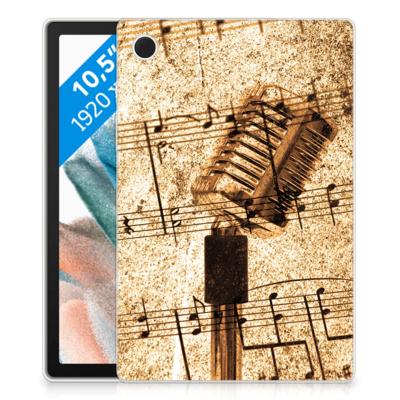 Samsung Galaxy Tab A8 2021/2022 Tablet Backcover met foto Bladmuziek Samsung Galaxy Tab A8 2021/2022 Tablet Backcover met foto Bladmuziek