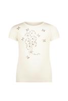 Le Chic Zomer t-shirt meisjes Ivoor wit - artwork - Nommy