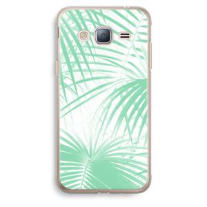 Palmbladeren: Samsung Galaxy J3 (2016) Transparant Hoesje